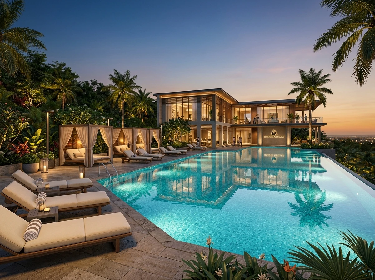 Parklane Resort-Style Infinity Swimming Pool and Grand Clubhouse